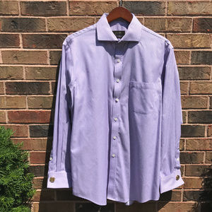 Men's Tasso Elba Non-Iron French Cuff Dress Shirt